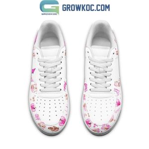 Nicki Minaj Pink Friday White Design Air Force 1 Shoes