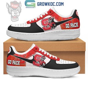 North Carolina State Wolfpack Go Pack Fan Air Force 1 Shoes