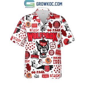 North Carolina State Wolfpack Go Pack Love Fan Hawaiian Shirts