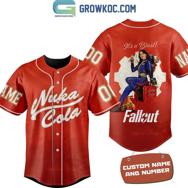 Nuka-Cola  Fallout It’s A Blast Personalized Baseball Jersey