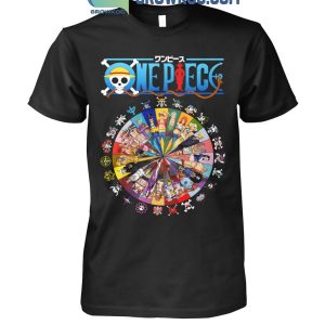 One Piece All The Characters Pirates Fan T-Shirt