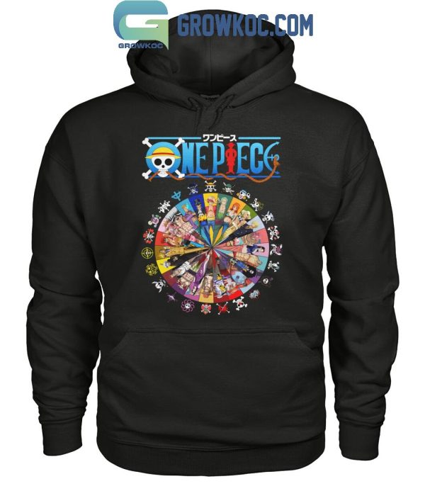 One Piece All The Characters Pirates Fan T-Shirt