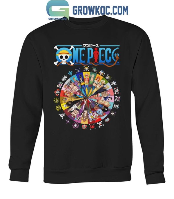 One Piece All The Characters Pirates Fan T-Shirt