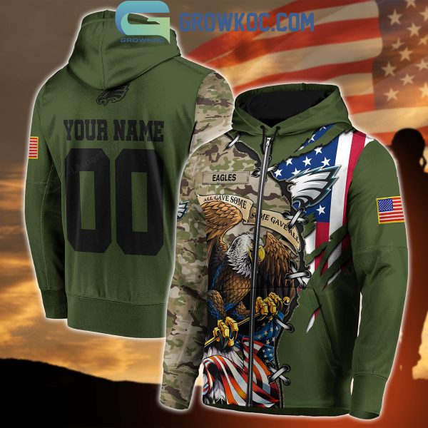 Philadelphia Eagles Veteran Proud Of America Personalized Hoodie Shirts