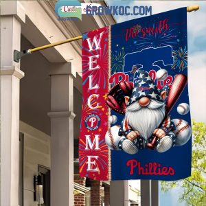 Philadelphia Phillies Happy 4th Of July Independence Day Personalized House Garden Flag