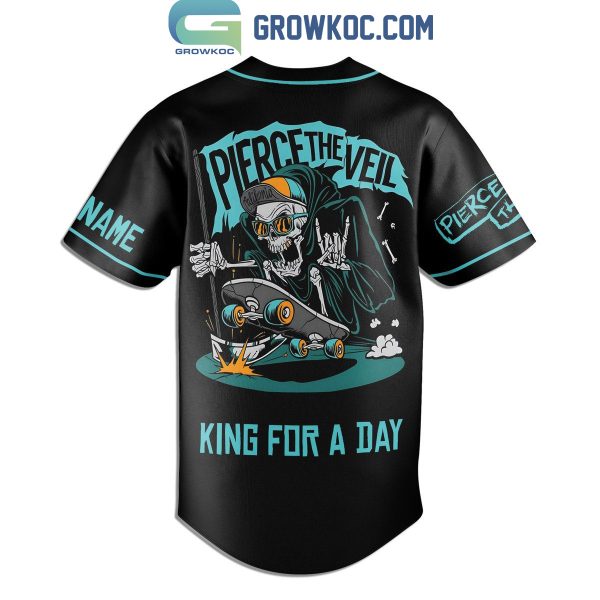Pierce The Veil King For A Day Personalized Baseball Jersey