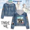 Little House On The Prairie Great Loss With Small Gain Hooded Denim Jacket