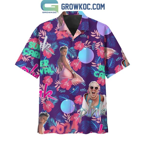 Pink I’d Rather Be At A Summer Carnival Concert Hawaiian Shirts