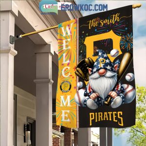 Pittsburgh Pirates Happy 4th Of July Independence Day Personalized House Garden Flag