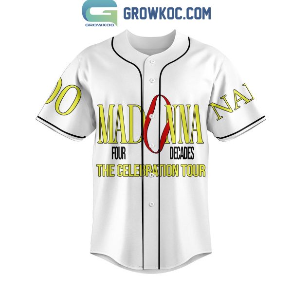 Raised On Madonna Personalized Baseball Jersey White Version