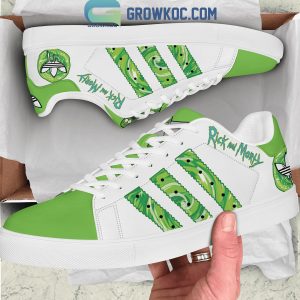 Rick And Morty Cartoon Immortals White Stan Smith Shoes