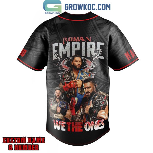 Roman Reigns Head Of The Table Roman Empire We The Ones Personalized Baseball Jersey