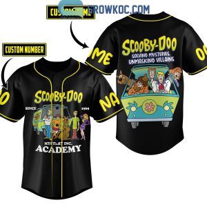Scooby-Doo Solving Mysteries Unmasking Villains Personalized Baseball Jersey