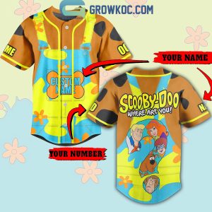 Scooby Doo Where Are You Big Question Fan Personalized Baseball Jersey
