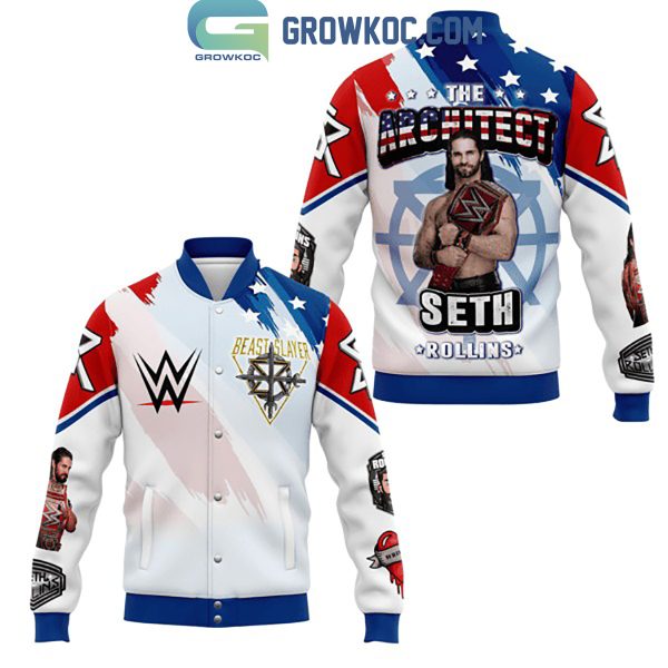 Seth Rollins Beast Slayer The Architect Baseball Jacket