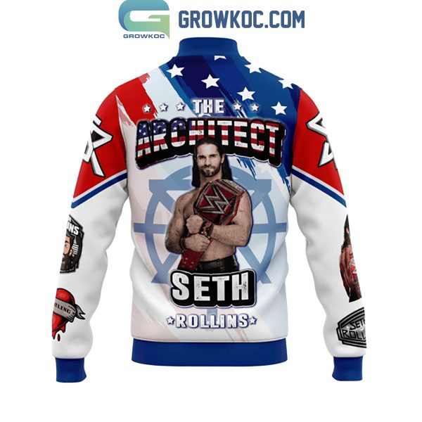 Seth Rollins Beast Slayer The Architect Baseball Jacket