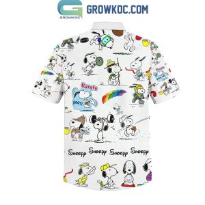 Snoopy Peanuts Charlie Brown Karate Boot Hawaiian Shirts
