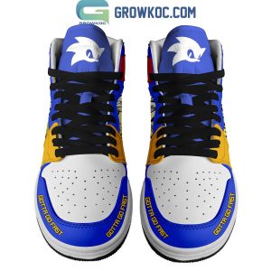 Sonic The Hedgehog Gotta Go First Fan Air Jordan 1 Shoes