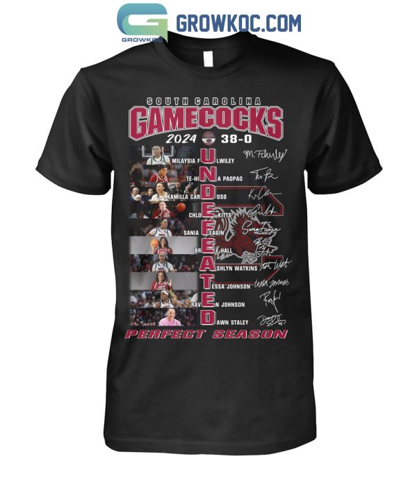 South Carolina Gamecocks 2024 Perfect Season T Shirt