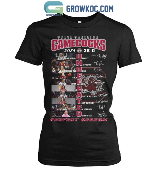 South Carolina Gamecocks 2024 Perfect Season T Shirt