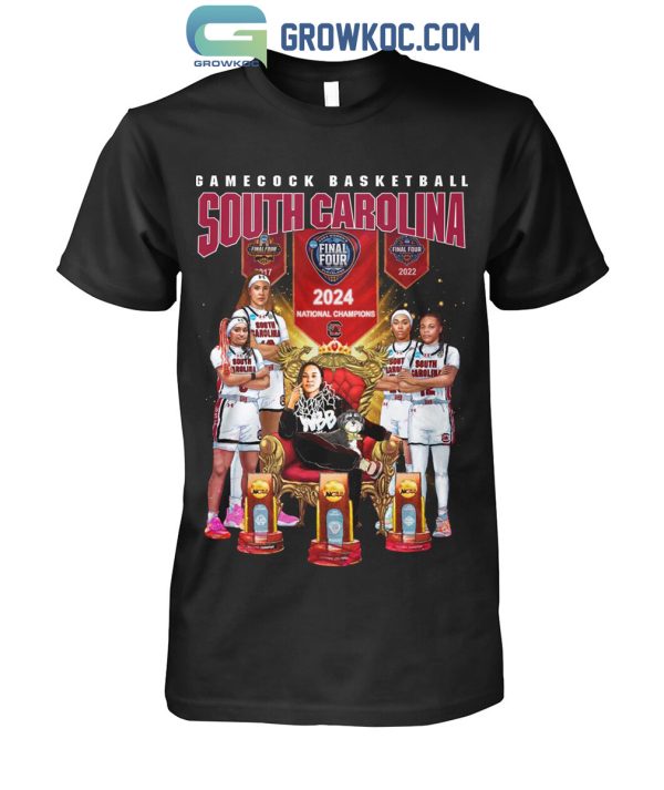 South Carolina Gamecocks Basketball National Champions 2024 T Shirt