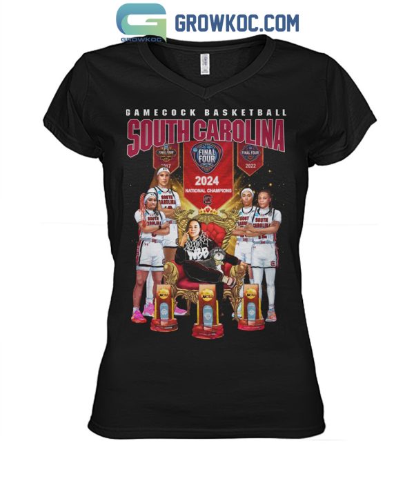 South Carolina Gamecocks Basketball National Champions 2024 T Shirt