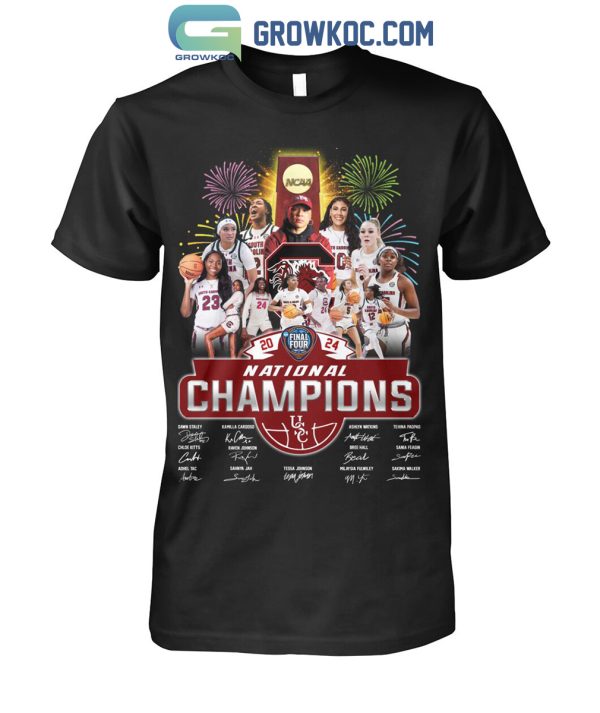 South Carolina Gamecocks NCAA Women’s Basketball National Champions 2024 Fan T-Shirt