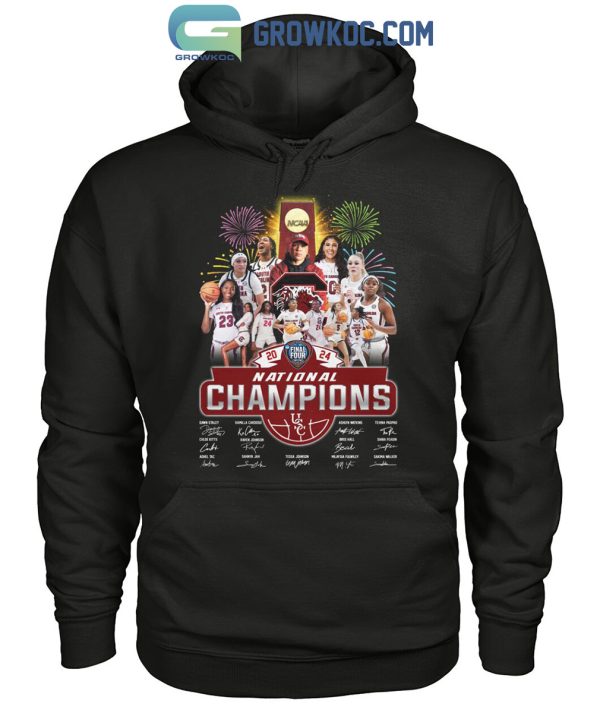 South Carolina Gamecocks NCAA Women’s Basketball National Champions 2024 Fan T-Shirt