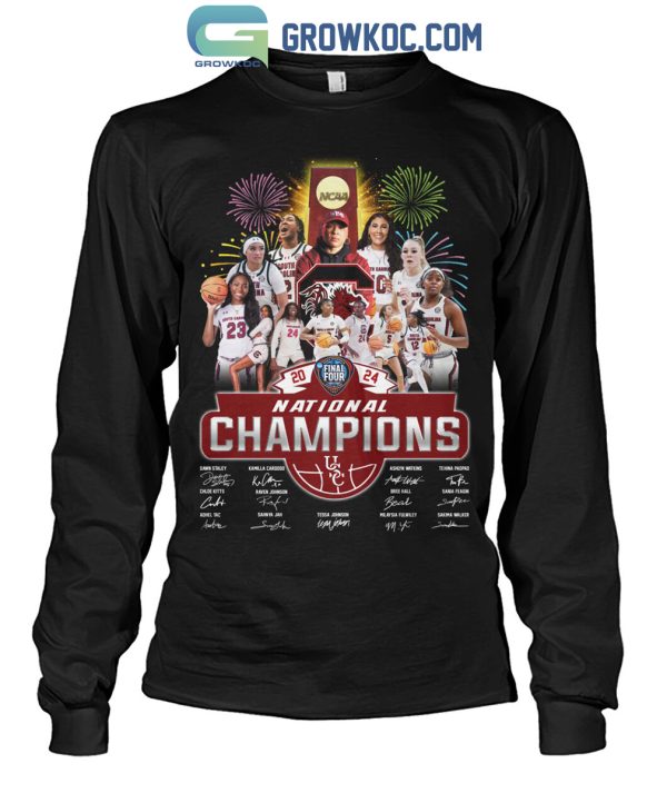 South Carolina Gamecocks NCAA Women’s Basketball National Champions 2024 Fan T-Shirt