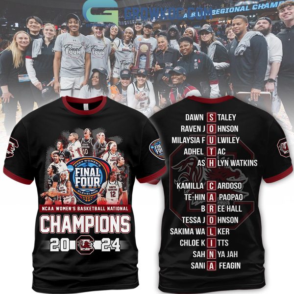 South Carolina Gamecocks NCAA Women’s Basketball National Champions 2024 Hoodie T Shirt