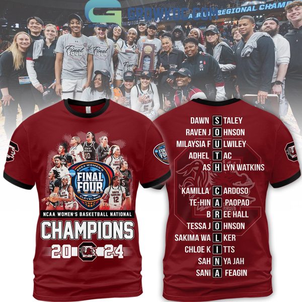 South Carolina Gamecocks NCAA Women’s Basketball National Champions 2024 Hoodie T Shirt