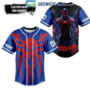 Spider-Man 2099 Across The Spider-Verse Personalized Baseball Jersey
