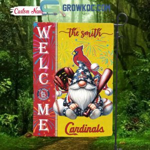 St Louis Cardinals Happy 4th Of July Independence Day Personalized House Garden Flag