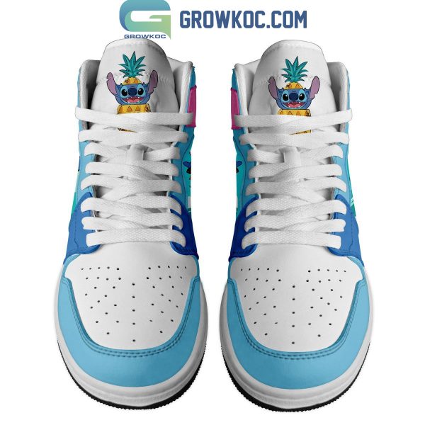 Stitch Aloha Summer Hawaiian Air Jordan 1 Shoes