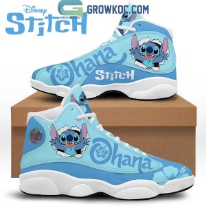 Stitch Ohana Disney Family Air Jordan 13 Shoes
