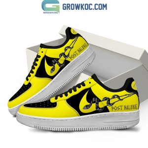Sunflower Post Malone Air Force 1 Shoes