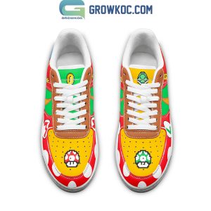 Super Mario Mushroom Video Game Air Force 1 Shoes