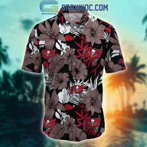 Tampa Bay Buccaneers Tropical Aloha Hibiscus Flower Hawaiian Shirt