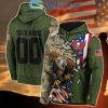 Seattle Seahawks Veteran Proud Of America Personalized Hoodie Shirts