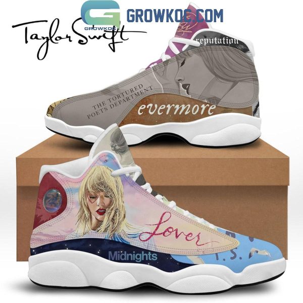 Taylor Swift Evermore Lover Red Speak Now All Album Air Jordan 13 Shoes