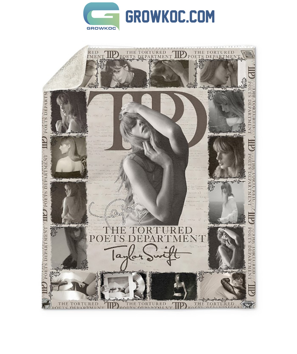 Taylor Swift The Tortured Poets Department Album Fleece Blanket Quilt ...
