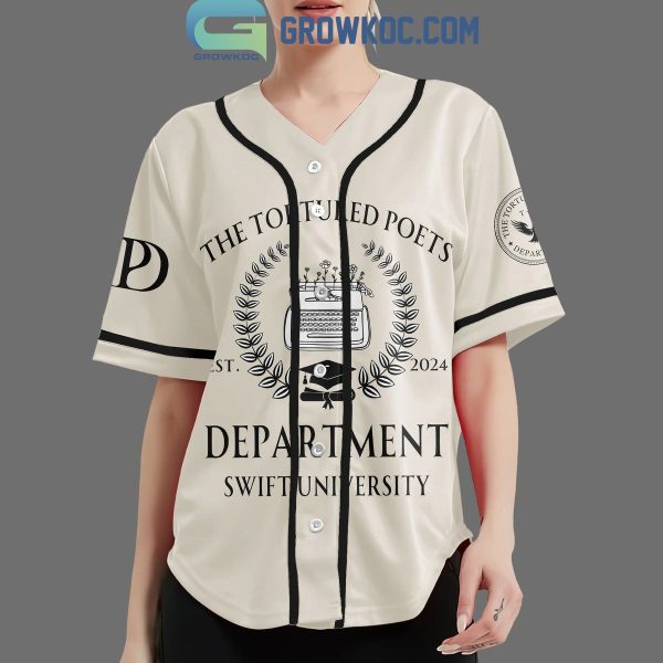 Taylor Swift The Tortured Poets Department Swift University Personalized Baseball Jersey