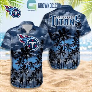 Tennessee Titans Palm Tree Fan Hawaiian Shirt