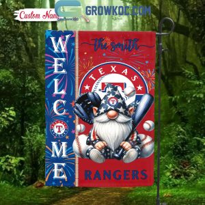 Texas Rangers Happy 4th Of July Independence Day Personalized House Garden Flag