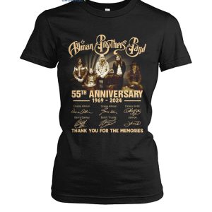 The Allman Brothers Band 55th Anniversary 1969 2024 Memories T Shirt