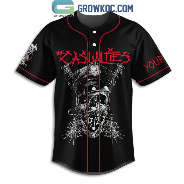 The Casualties Never Die Love Fan Personalized Baseball Jersey