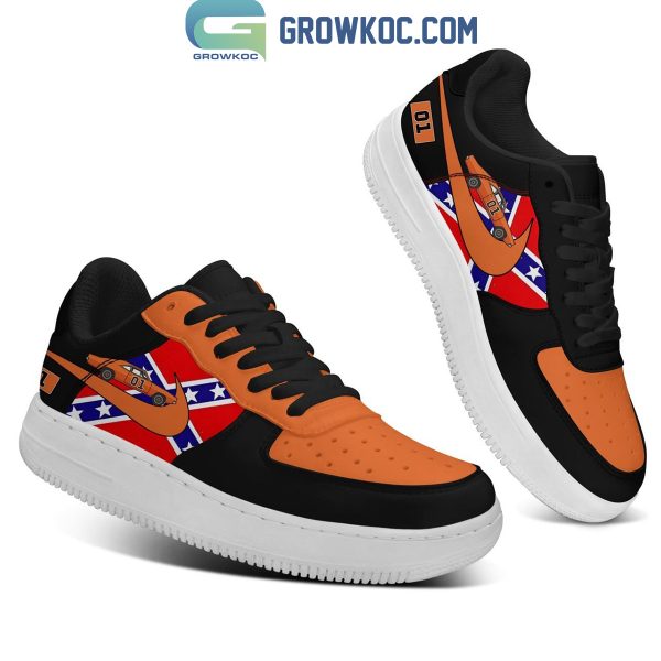 The Dukes Of Hazzard Car Racing Personalized Air Force 1 Shoes