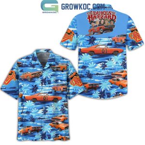The Dukes of Hazzard Moonrunners Blue Version Hawaiian Shirt