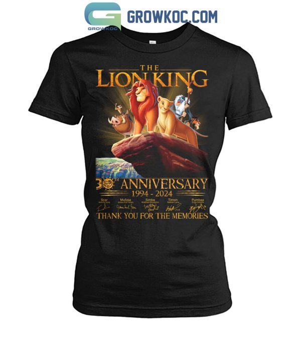 The Lion Kings 30th Anniversary 1994-2024 Thank You Fan T-Shirt