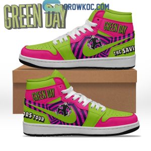 The Saviors Tour Green Day Air Jordan 1 Shoes